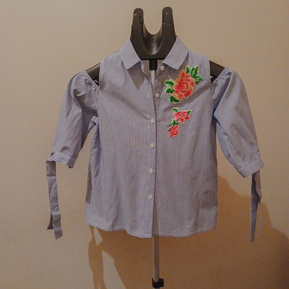 Monteau Girl Kids Shirt Size 12 - Picture 2 of 5